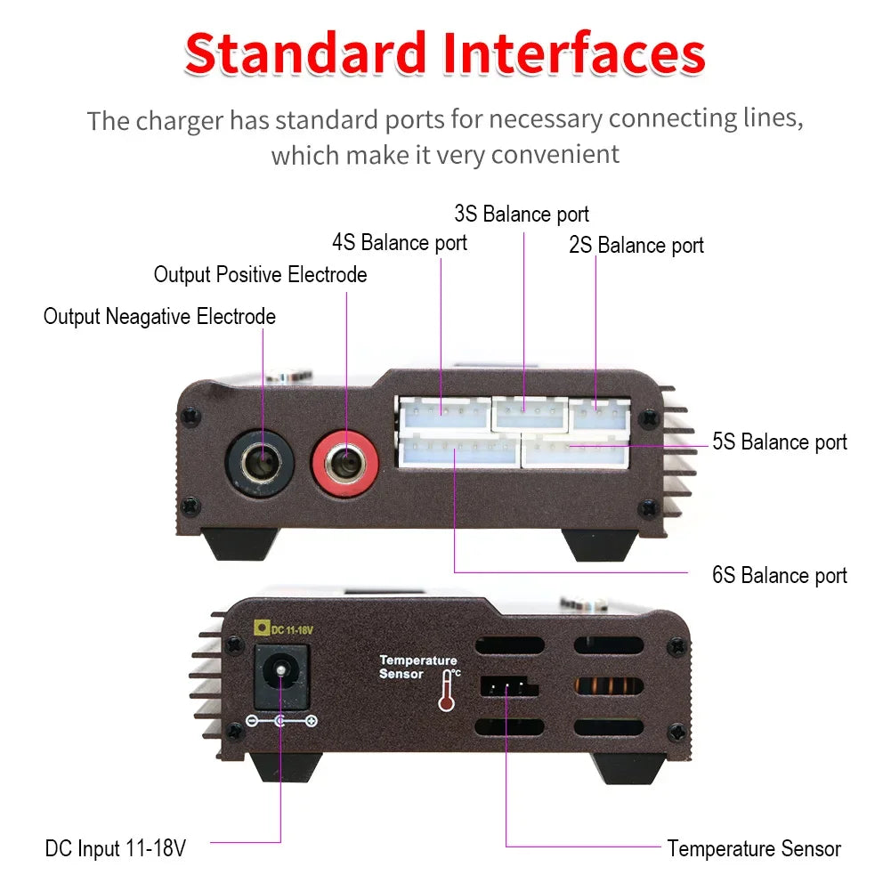 IMAX B6 V3 80W 6A battery charger for LiHv/lithium polymer/nickel hydrogen/lithium-ion/nickel cadmium digital remote control cha