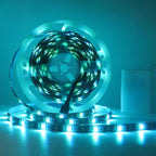 DC 5V 5050 RGB Strip LED Light Battery Powed Waterproof Ribbon Tape Stable Led Strips Indoor Outdoor Decoration Remote Control