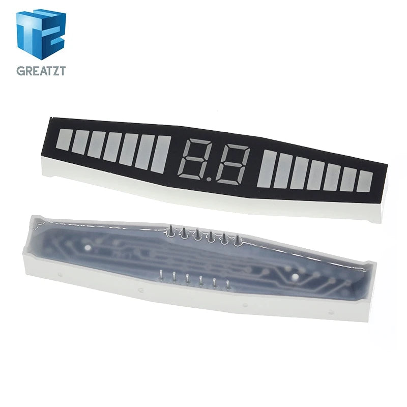1/2PCS Reversing Radar Display 0.36 Connected Digital Tube LED Seven Segments Gongyang Green/Yellow/Red Three Colors