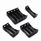 2pcs 18650 Battery Box 1/2/3/4 Sections ABS DIY Battery Holder PCB Pin Plug Board with Pin