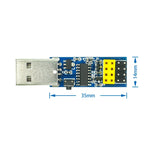 ESP01 Programmer Adapter UART GPIO0 ESP-01 ESP-01S Adaptater ESP8266 CH340G USB to ESP8266 Serial Wireless Wifi Developent Board