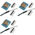 【CYBER MONDAY】3X 433MHZ SX1278 Lora Module 433M 10KM Ra-02 Wireless Spread Spectrum Transmission Board 2.4G IPX Antenna For Smar