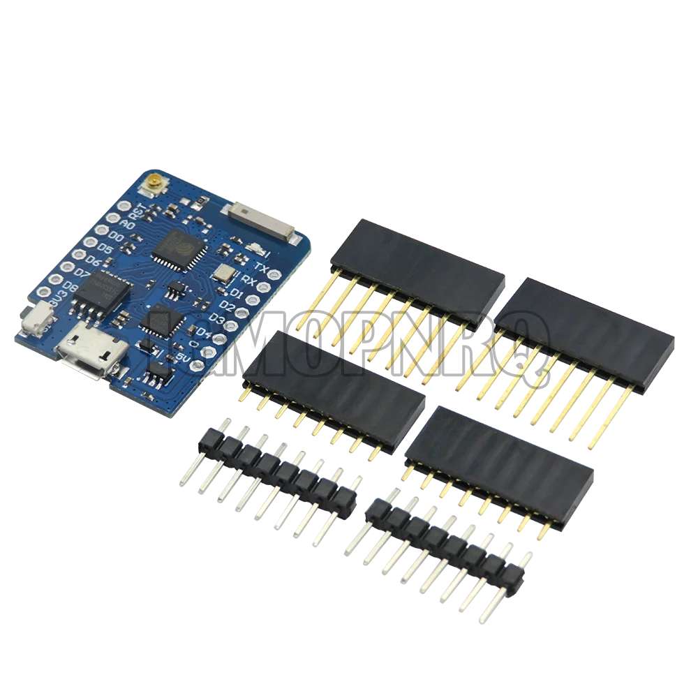 CH340G CH340 ESP8266 ESP-12 ESP-12F V2 USB WeMos D1 Mini PRO V3.0.0 WIFI Development Board NodeMCU Lua IOT Board 3.3V With Pins
