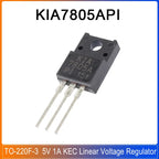 10PCS KIA7805A TO-220F-3 KIA7805 KIA 7805A KIA7805API KIA7805API-U/PF 5V 1A KEC Linear Voltage Regulator