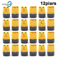 3-12Pairs XT60H (XT60 Upgrade) Connector XT60H Male Female Bullet Connectors Plugs with Sheath for Lithium Battery RC Planes Car