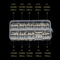 100pcs 5x20mm Glass Fuse Assortment Kit 0.25A to 20A Fast-Acting Fuses for Electronics Amplifier Power Supply Protection