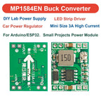 6pcs Mini MP1584EN DC-DC Buck Converter 3A Adjustable Power Supply Module 24V to 12V 9V 5V 3.3V Step-Down LM2596