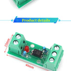 1/5/10PCS 1Channel Way Optocoupler Isolation Module PC817 3V-5V 12V 24V Photoelectric Isolator Rail Holder PLC Drive Motor Board