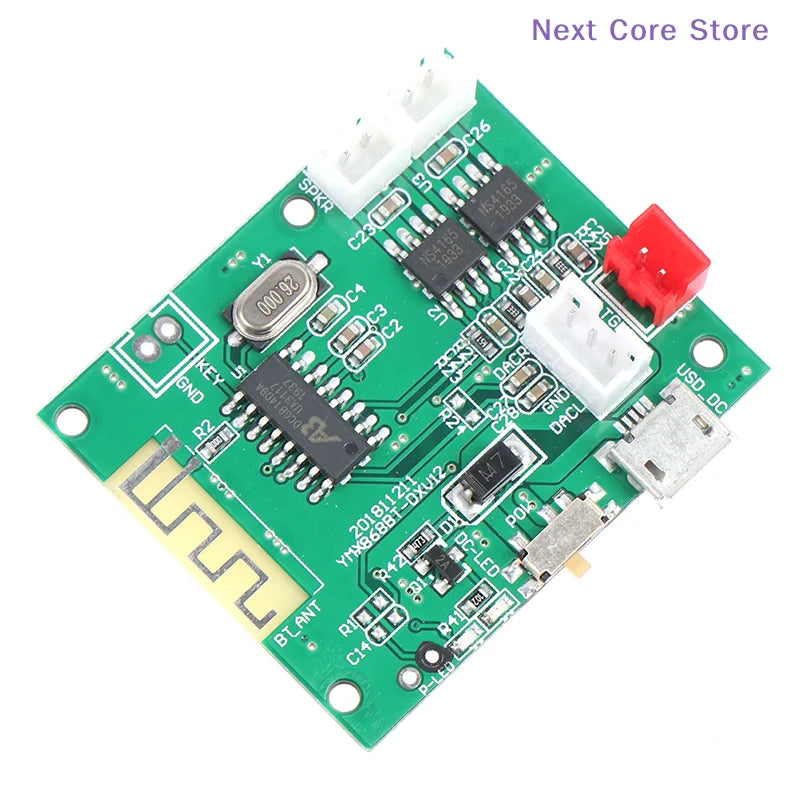 [NC]Bluetooth 5.0 Lifier Board Mini 5W*2 Stereo Power Decoder Audio Module[NC]