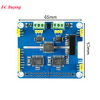 2 Channel Isolated CAN Expansion HAT MCP2515 SN65HVD230 Multi Onboard Protection Circuit for Raspberry Pi STM32 RS485 CAN HAT