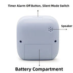 120 Minutes Visual Timer Silent Operation Visualization Countdown Alarm Clock Self-Discipline Portable Kitchen Timer Children