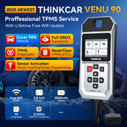 THINKCAR VENU 90 OBD Automotive Tire Pressure Monitoring Sensor TPMS Relearn Activation Programming Car TPMS Diagnostic Tools