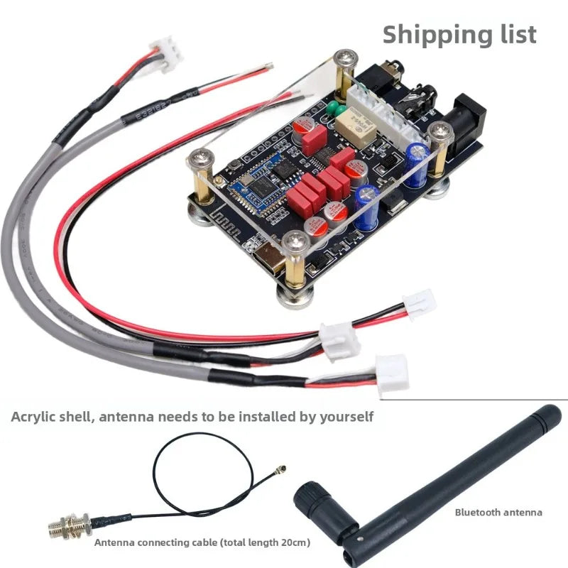 QCC5125 pcm5102 Qualcomm Bluetooth Decoder Receiver Module aptx LDAC Hi-Fi Lossless HIFI