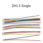 5Pcs JST ZH1.5 1.5mm Pitch Single End Wire Cable 2/3/4/5/6/7/8/9/10Pin 28AWG 10/15/20/30cm DIY Electronic Connector
