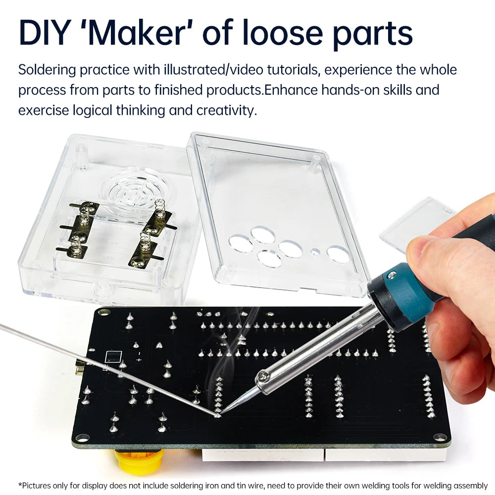 Pixel Gamer DIY Kit Pocket Gamer 51 Microcontroller Electronic Circuit Teaching Experiment Soldering Practice Module