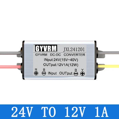 DC-DC 24V to 12V Converter Step Down DC DC 24V to 12V 1A 2A 3A 4A 5A Buck Model Converter 24V 12V Waterproof Module