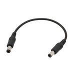 1Pcs Black DC Power Cable 5.5mm x 2.1mm Male to 5.5mm x 2.1mm Male Plug Connector Extension Cord for CCTV Security Camera