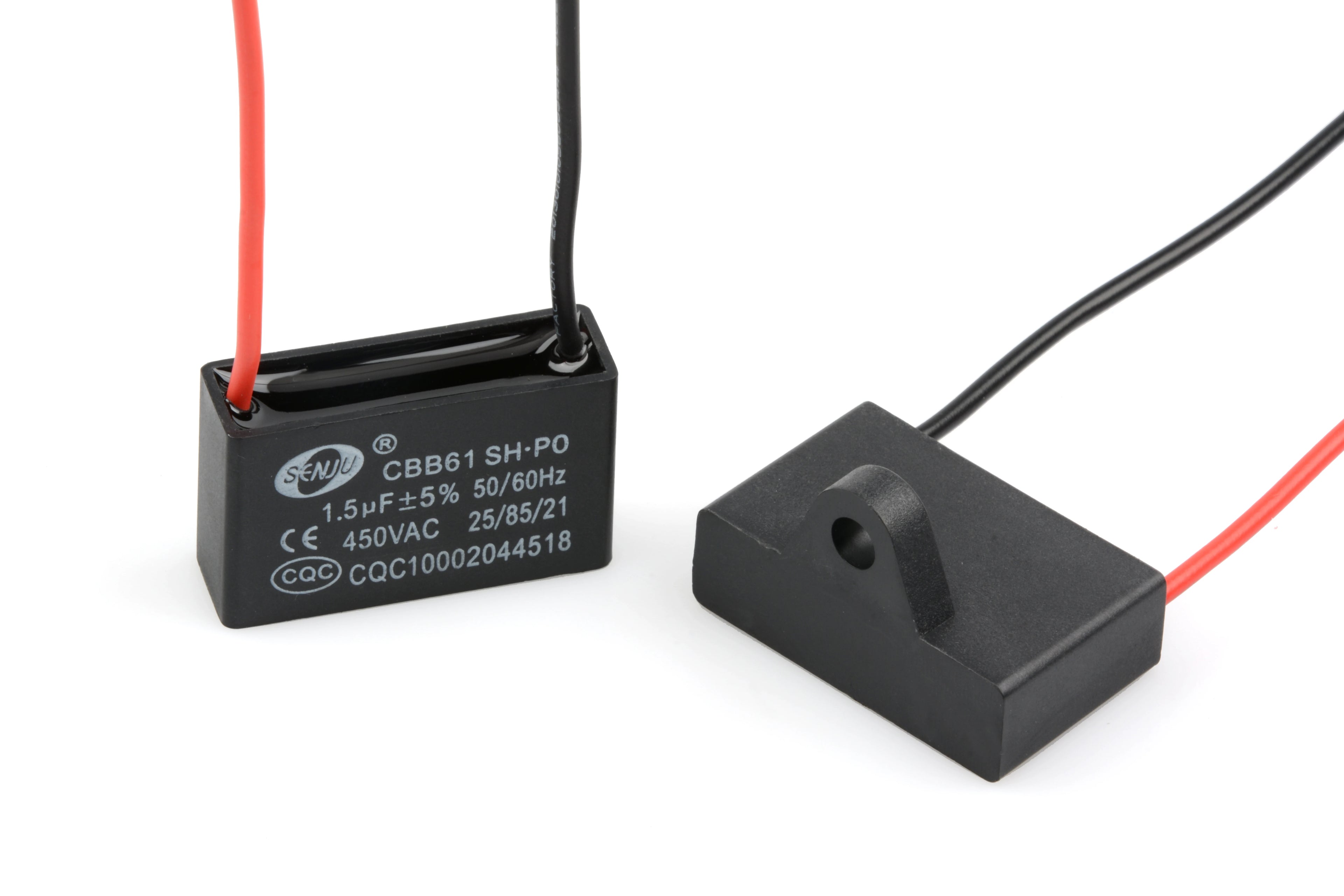 CBB61 Motor Start Capacitor 450V AC Fan Condenser1/1.2/1.5/1.8/2/2.5/3/4/5/6/8/10UF