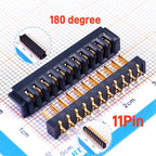 5 Pairs Pitch 2.5 mm 2 3 4 5 6 7 8 9 10 11 Positions Female Blade Socket Male Header Battery Connector Right Angle Straight