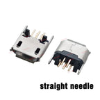 2-10pcs Micro Mini USB Jack Socket Charging Port Dock for Alpha 200 Garmin Edge 820 Garmin Edge 520 5P Connector Replacement