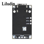 Lithium Battery Charging Boost Module With Balanced Support Fast Charge With Indicator Type-C USB 2/3S BMS 15W 8.4V 12.6V 1.5A