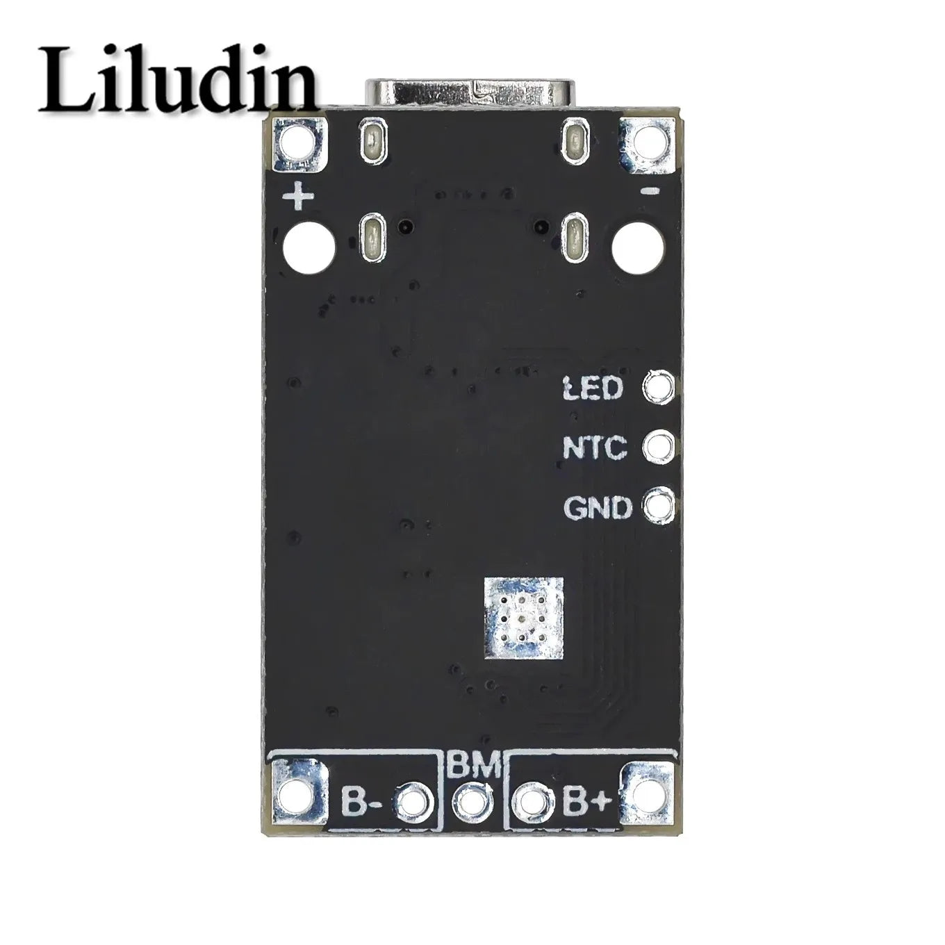 Lithium Battery Charging Boost Module With Balanced Support Fast Charge With Indicator Type-C USB 2/3S BMS 15W 8.4V 12.6V 1.5A