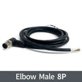 2Meters M12 sensor connector waterproof cable plug Male&Female 4 5 8 12Pin PVC Integrated injection molding M12 connectors