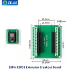 ESP32 Development Board Module, 8266 Wireless WiFi + Bluetooth, Dual-Core CPU, CH340 Chip, ESP32 Programming Socket