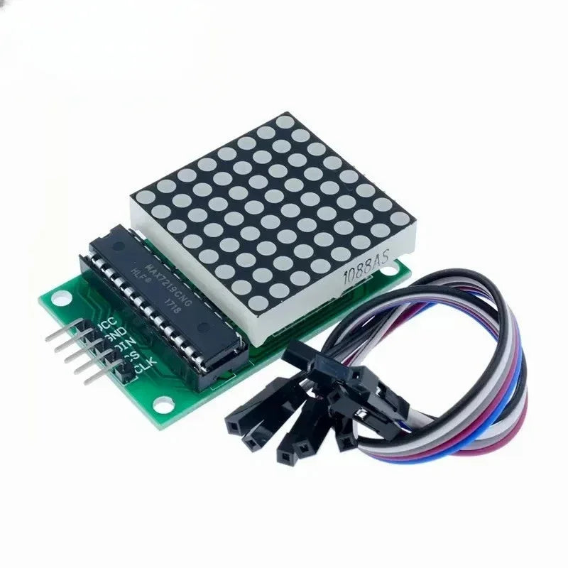 10PCS MAX7219 8*8 Dot Matrix Module Microcontroller Display Module MCU LED Display Control Module for Arduino 5V