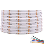 COB RGBCCT LED Strip 6Pin 840leds/m DC24V Light WT5 Wifi  WZ5 Zigbee 5 in 1 LED Controller 2.4G RF Remote Work With Alexa Google
