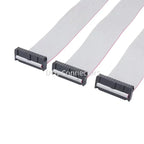 1pcs 2.0mm Pitch FC 6/8/10/12/14/16/18/20/24/26/30/34/40/44/50 Pin Gray Flat Ribbon Data Cable 10-50cm For DC3 IDC Male Header