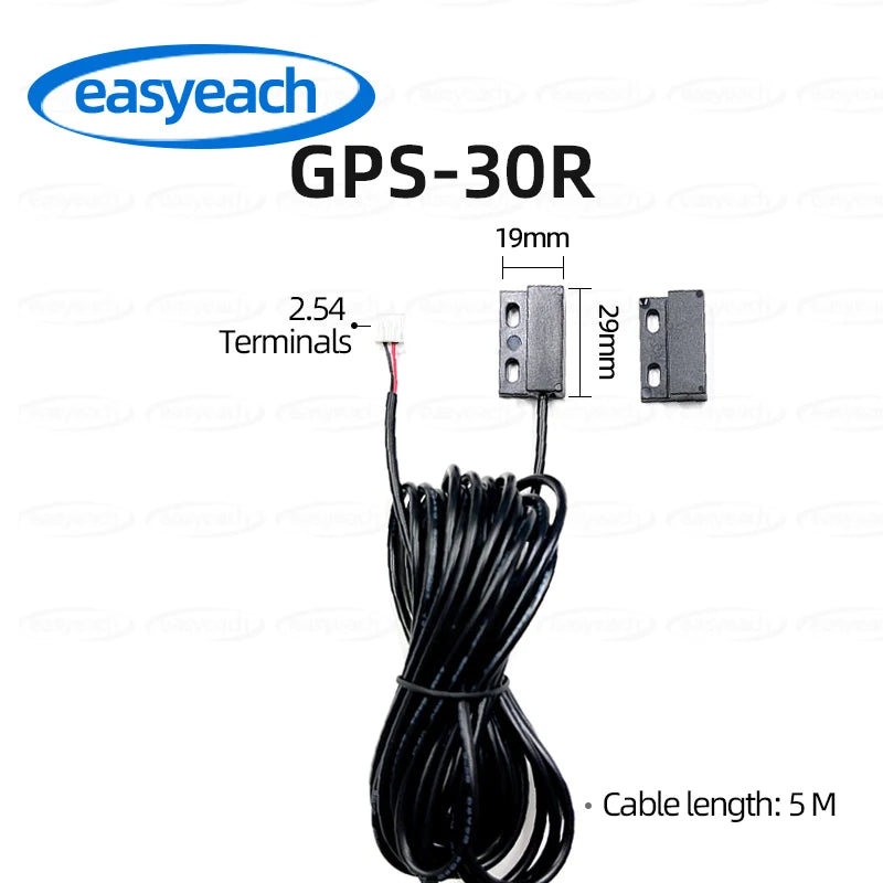 GPS-30 Wired Door 5m Sensor NdFeB Magnetic Sensor Switch Iron Door Open Detector Garage Rolling Door Switch Waterproof Outdoor