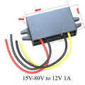 15V-100V 24V 36V 48V 60V 72V to 12V Step Down Buck 1A-5A 12V Voltage Regulator DC Converter Reducer for Golf Cart Car Device