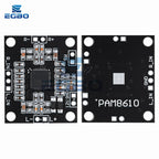 1PCS EGBO Super Slim 2 x 15W PAM8610 Class D Digital Dual Power Audio Amplifier Board 12V black