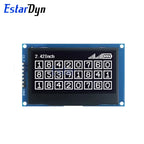 SSD1309 2.42 inch OLED Display 128x64 HD SPI/I2C Interface 7Pin for UNO R3, 3.3V/5V