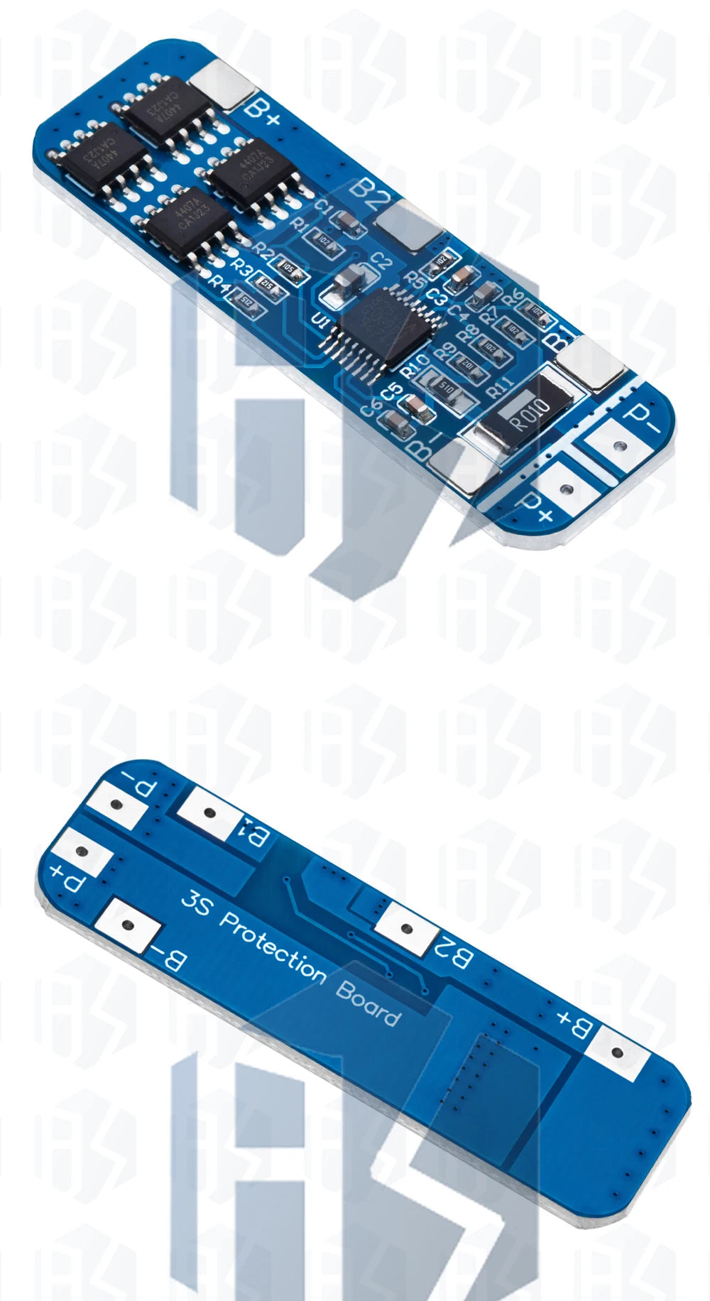 Lithium Battery Charging Boost Module with Balanced Support, Fast Charge with Indicator, 2S, 3S, Type-C BMS, 15W, 8.4V, 12.6V,