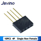 10PCS 2.54mm Single Row Female Long pins 11mm Breakaway PCB Board Pin Header socket Connector 1*2/3/4/6/8/10/15Pin For Arduino