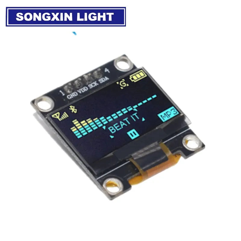 New product 0.96 inch OLED IIC White/YELLOW BLUE/BLUE 12864 OLED Display Module I2C SSD1306 LCD Screen Board for Arduino
