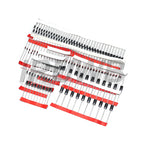 100PCS Fast Switching Schottky Diode Electronic Component Kit set 8 Values 1N4148 1N4007 1N5819 1N5399 1N5408 1N5822 FR107 FR207