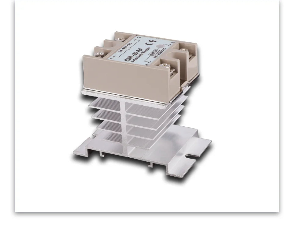 Relay Solid State Ssr Rele 220V Module Modulo Voltage Smart 24V Relè Switch Contactor Reley Heatsink 40 10A 40A Din 25A Ssd 40Aa