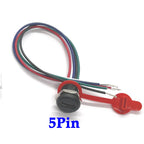 5A USB-C Connector Type-C Waterproof with PH 2.0 Nut Locking Panel Mounting 2/6P Waterproof Fast Charging Jack Por