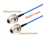 1PCS Blue RG405 Coaxial Cable N Type Male to Male Female to Female Connector RF Jumper Pigtail N Type Extension Cable 10CM~10M