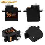 DSpower 9G Digital Waterproof Plastic Gear Servo Core Motor JR Plug for RC Car Truck Robot Model Axial WLtoys K999