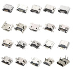 10PCS Micro USB 2P 5P Jack Charging Port Plug Dock Charger DIP SMD For Phone Tabletels Speakers Etc Port Socket Power Connector