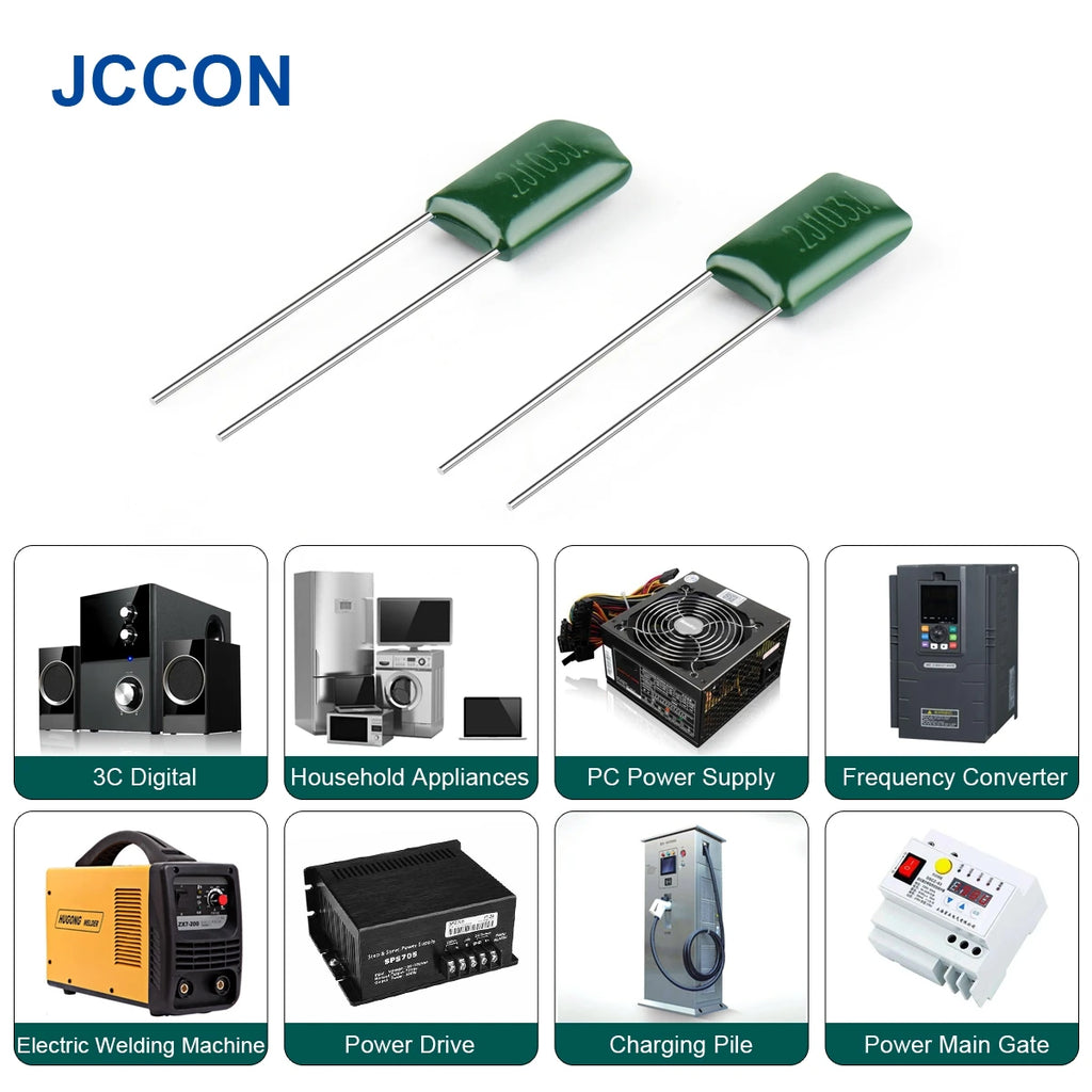 1000Pcs Metalized Mylar Capacitors 100V Polyester Film Capacitor 0.22nF-470nF 0.22nF 0.68nF 4.7nF 10nF 68nF 2A471J 2A102J 2A152J