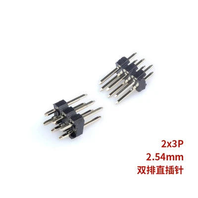 10/20pcs Pcs 2.54mm Double Row Male 2*40P PCB Board Pin Header Connector Strip Pinheader 2/3/4/5/6/8/10/12/20/40Pin For Arduino