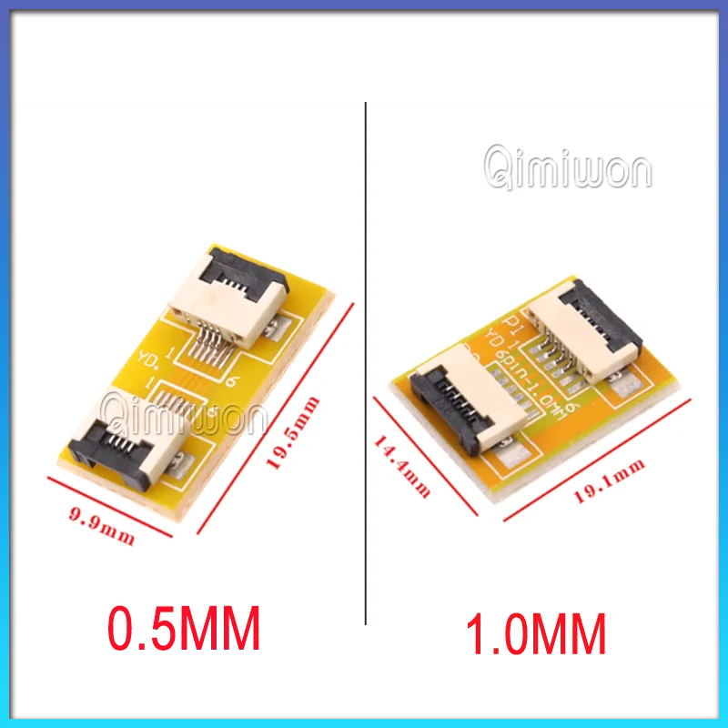 FPC FFC Flexible Flat Cable Extension Board 4 6 8 10 12 16 20 30 40 45 50 54 60PIN AWM 20624 20706 20861 105C 60V VW-1 Connector