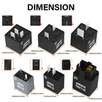 Relay Bypass Switch Kit 9038 Relay Tester Kit Diagnostic Tester Scan Tool & Fuel Pump Relay Bypass Master Kit Replaces 9036 9037