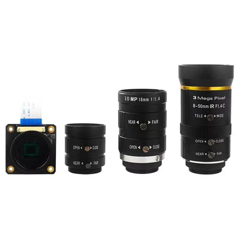 ABVO-Supports C-/CS-Mount Lens 12.3MP IMX477 Camera Module For Raspberry Pi 5 4 3 Zero CM4/3 For Jetson Nano High Quality