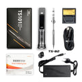 Original TS101 Soldering Iron Adjustable Temperature Digital Solder Station 90W Mini TS100 TS 101 Upgrade With Tips